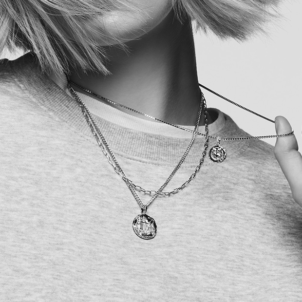 DIAMOND COIN CHARM, , large