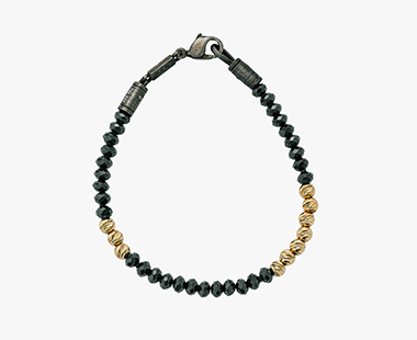 SJX ブラックスピネル グリッター アンクレット SJX ブラックスピネル グリッター アンクレット - メルカリ