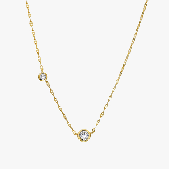 【SJX W】LAB-GROWN DIAMOND (SYNTHETIC DIAMOND) NECKLACE, , small