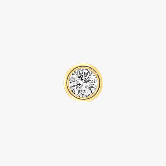 【SJX W】LAB-GROWN DIAMOND (SYNTHETIC DIAMOND) STUD PIERCED EARRING 0.50ct, , small