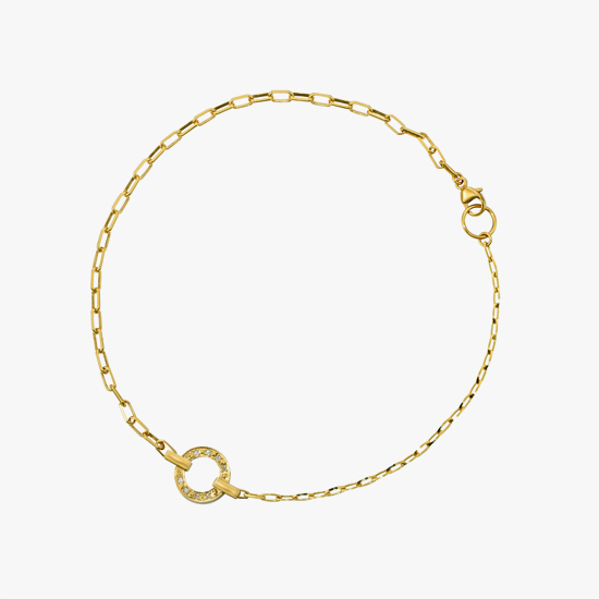 DIAMOND MIX LINK ANKLET, , small