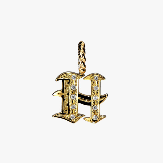INITIAL CHARM (H), , small