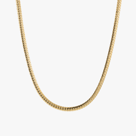 HERRINGBONE NECKLACE 50cm, , small