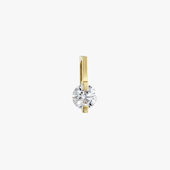 【SJX W】LAB-GROWN DIAMOND (SYNTHETIC DIAMOND) SEMI NUDE CHARM 0.20ct, , small
