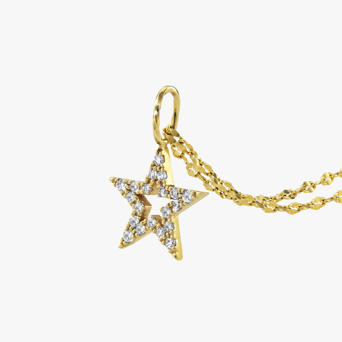 【SJX W】DIAMOND STAR CHARM(M), , large