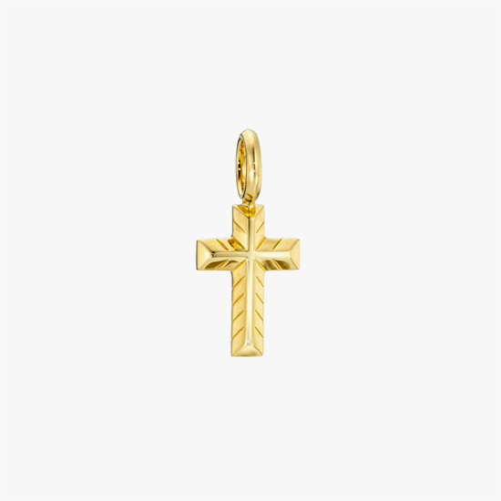 TEXTURE CROSS CHARM (S), , small