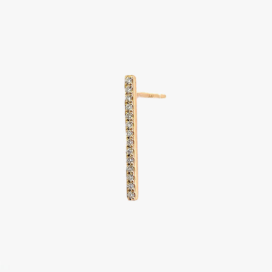 【SJX W】DIAMOND BAR PIERCE, , small