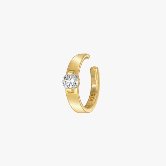 【SJX W】LAB-GROWN DIAMOND (SYNTHETIC DIAMOND)EAR CUFF, , small