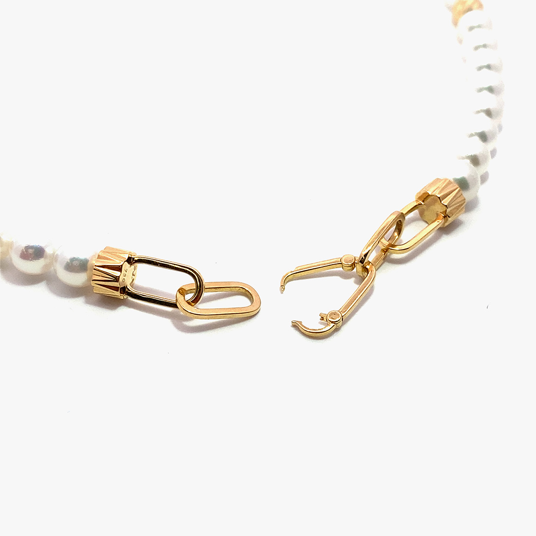 PEARL GLITTER NECKLACE 50cm, , large