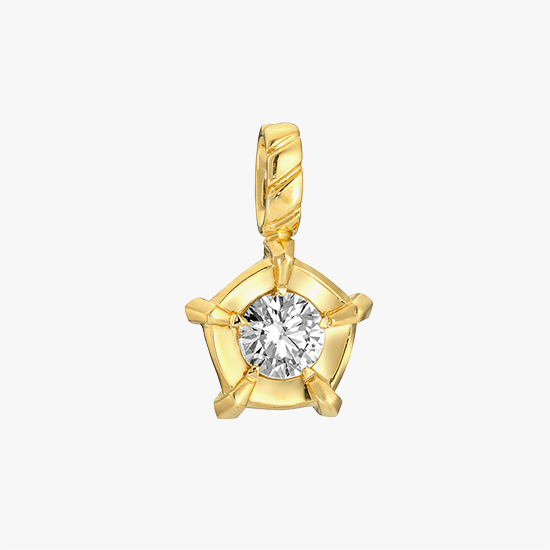 【SJX W】LAB-GROWN DIAMOND (SYNTHETIC DIAMOND) CHARM 0.30ct, , small