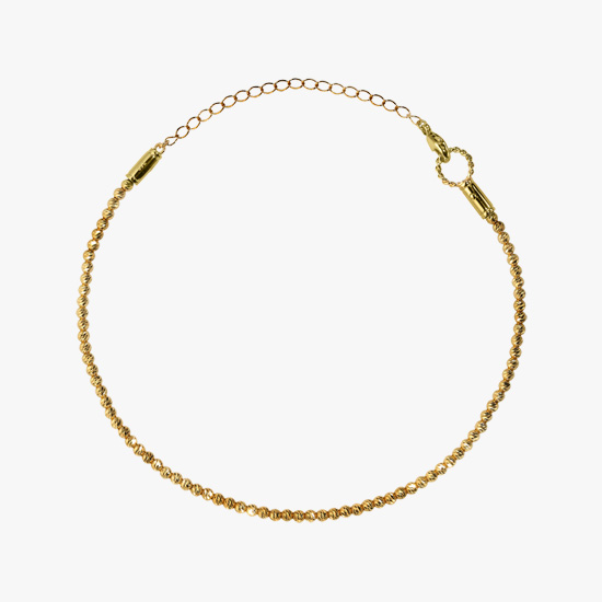 GOLD GLITTER ANKLET, , small