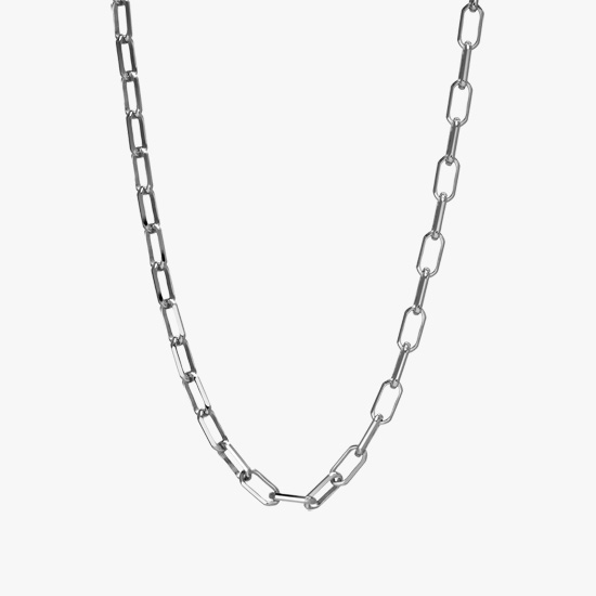 WHITE GOLD CHAIN 50cm, , small