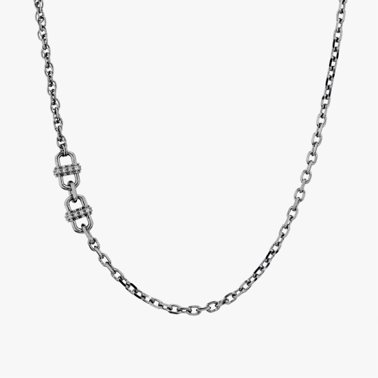 DIAMOND SLENDER CHAIN NECKLACE, , small
