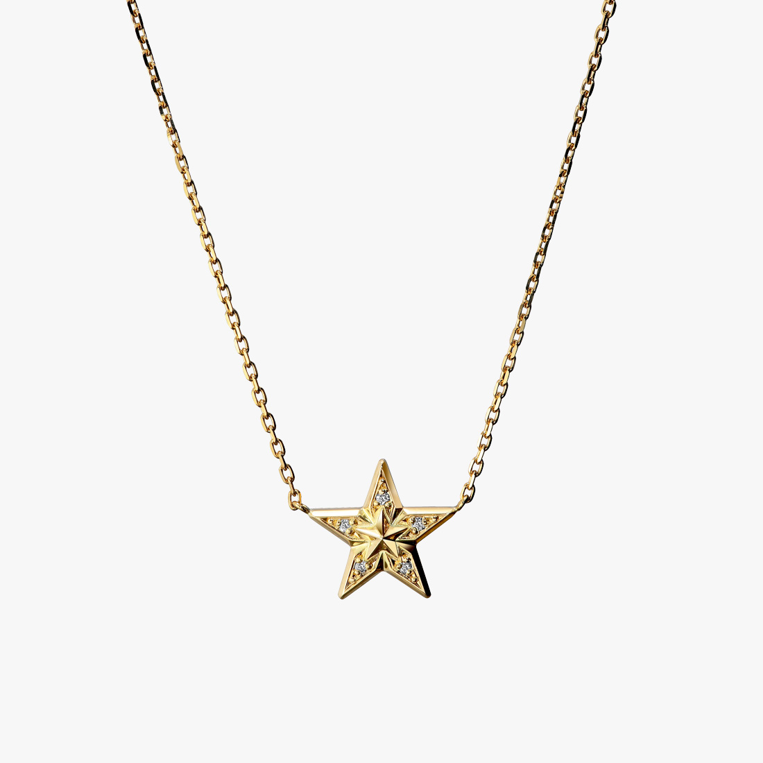 DIAMOND STAR NECKLACE, , large