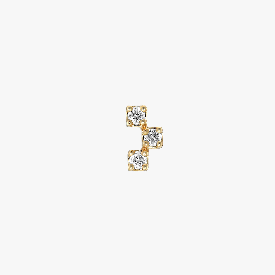 SJX W】DIAMOND 3DOTS PIERCED EARRING(6JP5046)｜SJX公式ONLINE STORE