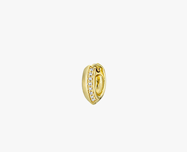 SJX★W ミニフープ　ピアス　6ZP5027 SJX W】DIAMOND ARROW MINI HOOP PIERCED EARRING(6ZP5028)｜SJX