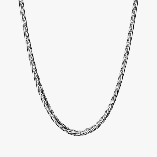 WHITE GOLD CHAIN 45cm, , small