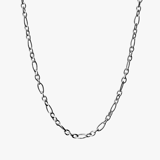 WHITE GOLD CHAIN 50cm, , small