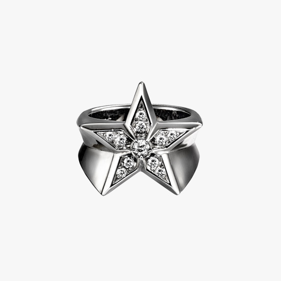 DIAMOND STAR RING, , small