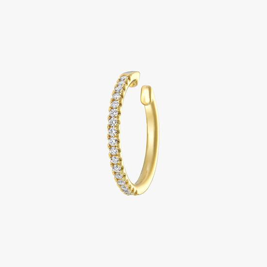 DIAMOND EAR CUFF (L), , small
