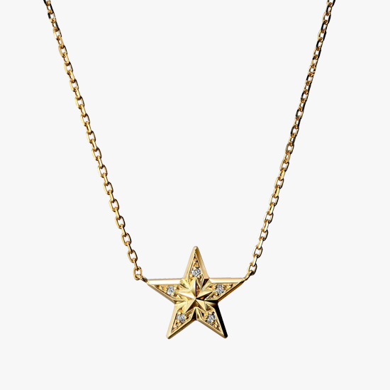 DIAMOND STAR NECKLACE, , small