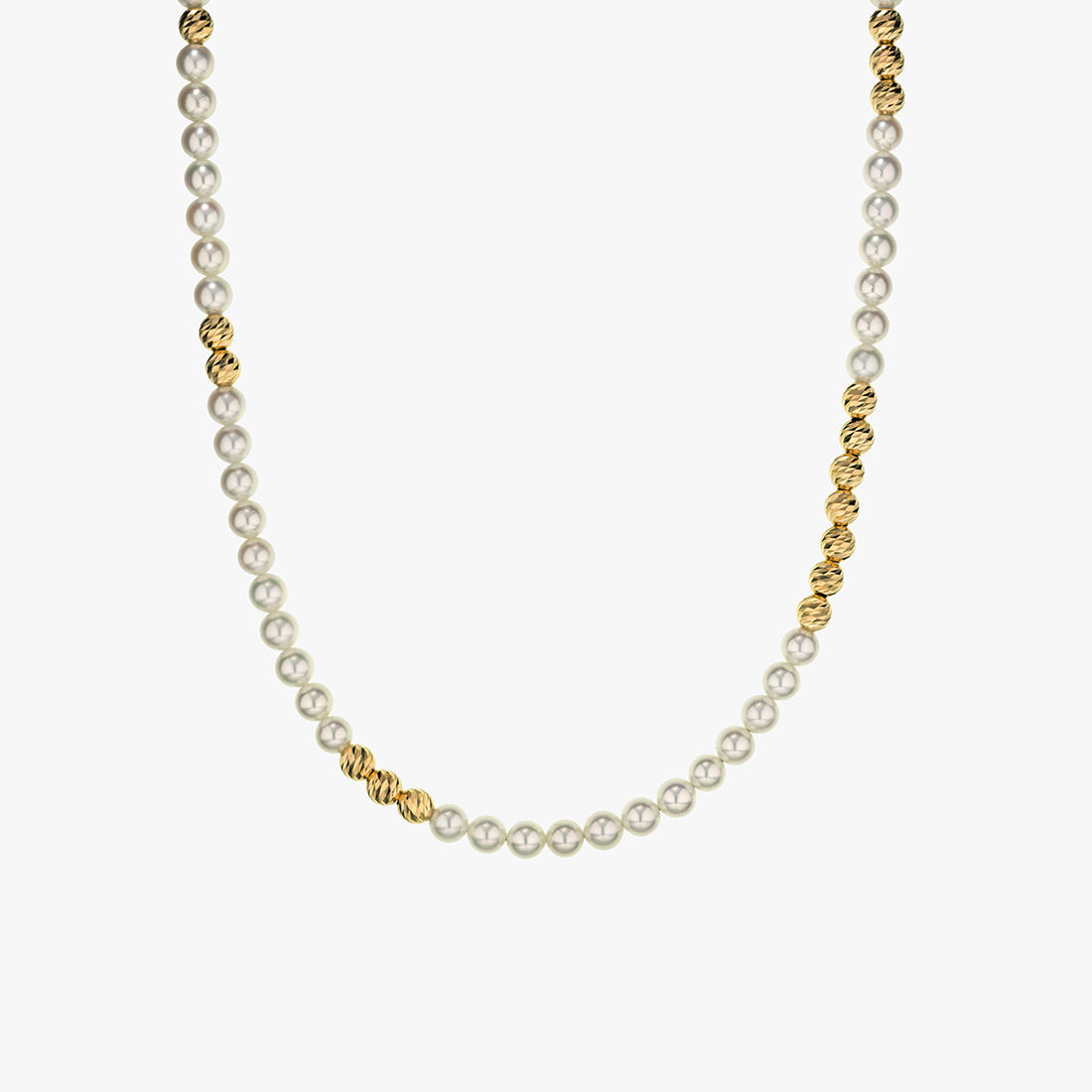 PEARL GLITTER NECKLACE 50cm, , large