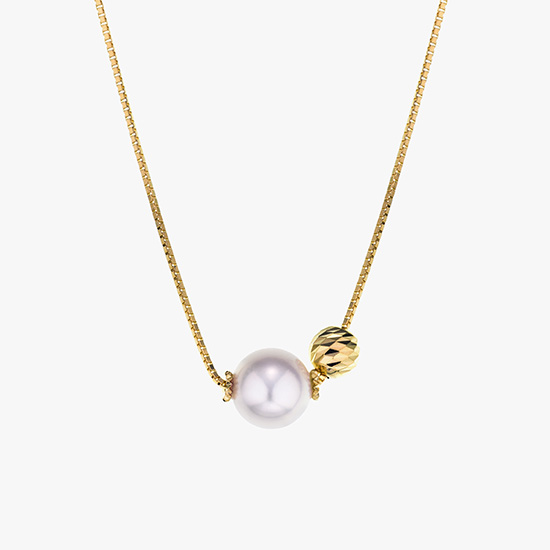 PEARL & GLITTER NECKLACE, , small