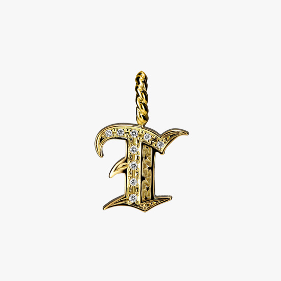 INITIAL CHARM (T) size S, , small