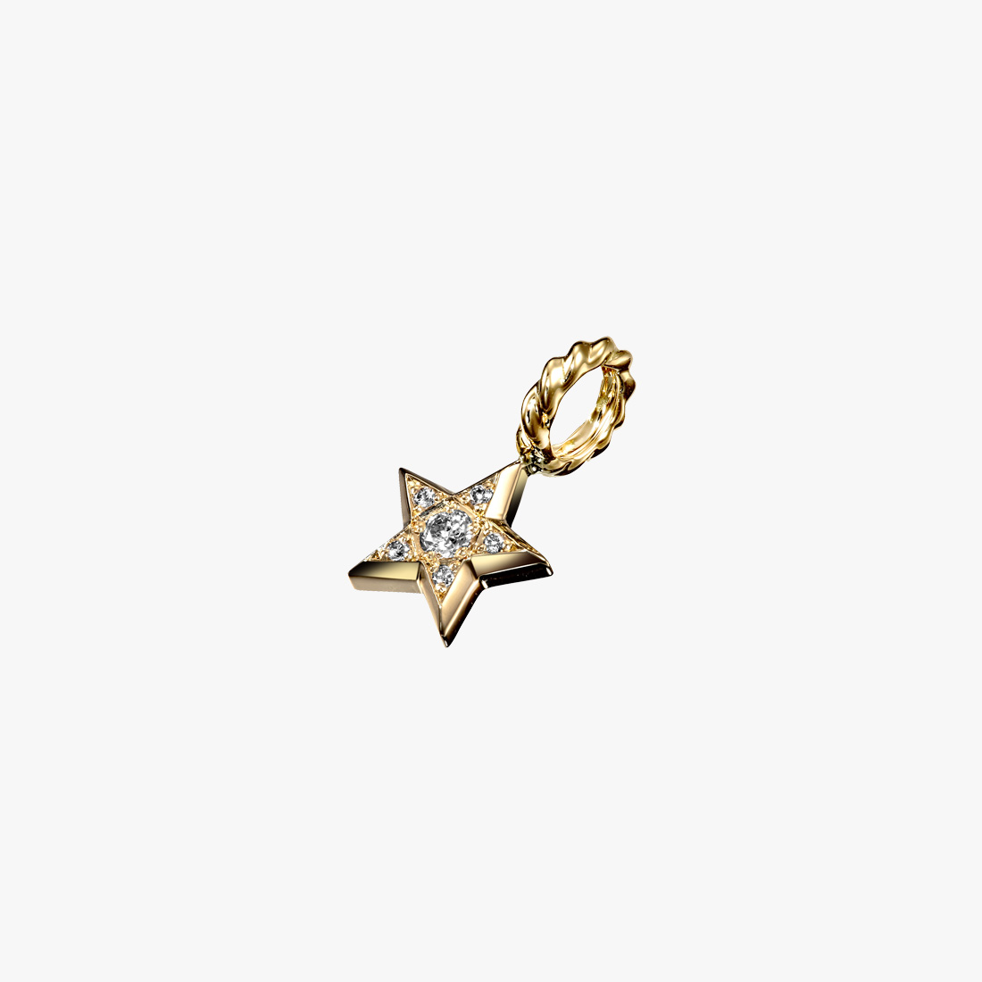 DIAMOND STAR CHARM, , large