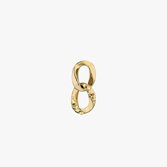 【SJX W】FUNKY CHAIN PIERCED EARRING, , small