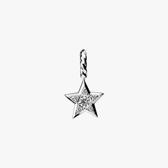 DIAMOND STAR CHARM, , small