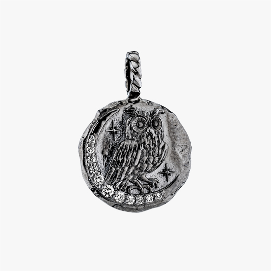 DIAMOND COIN CHARM, , small