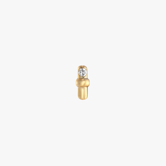 【SJX W】DIAMOND STUD PIERCED EARRING, , small