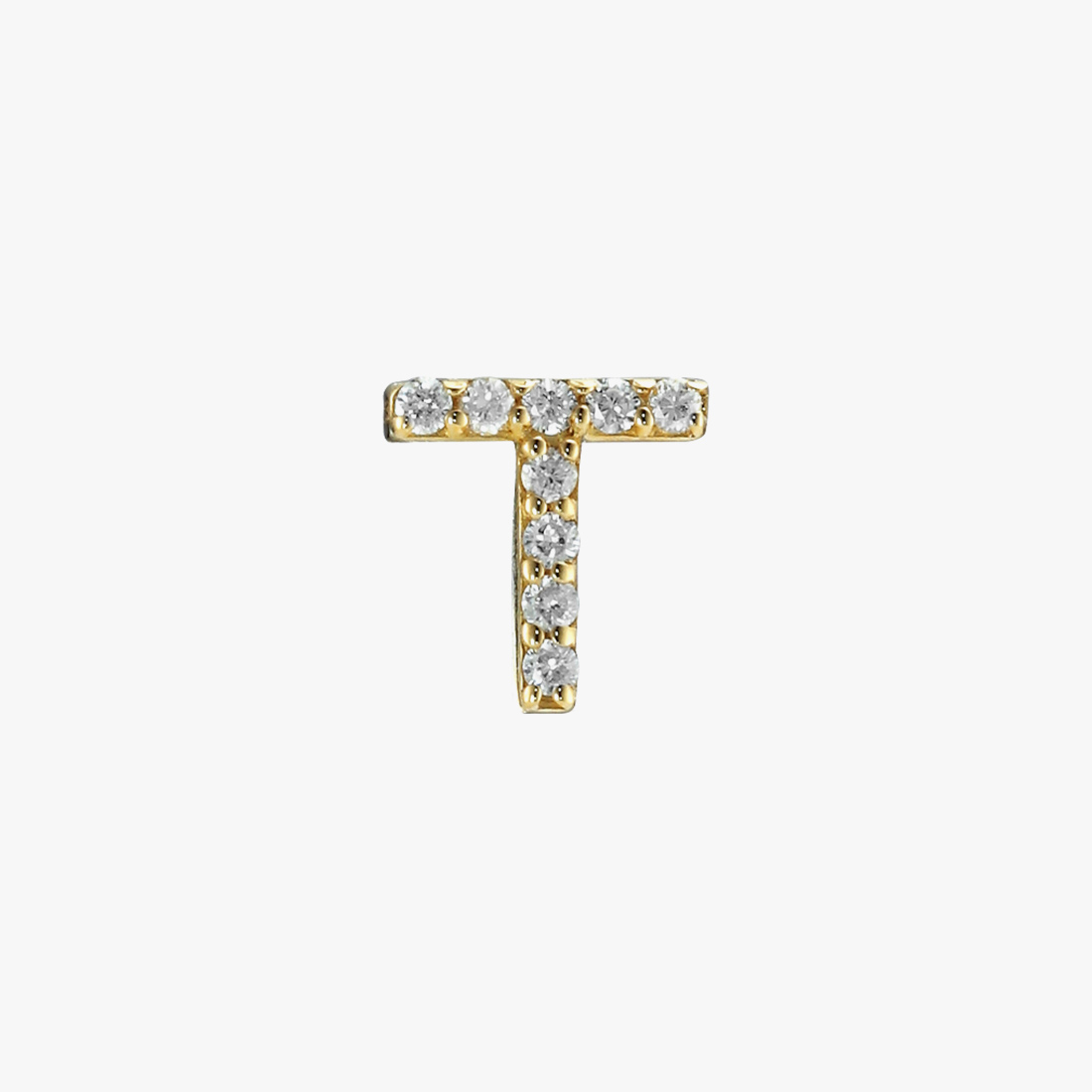 SJX W】DIAMOND INITIAL PIERCED EARRING (T)(6ZP5044)｜SJX公式ONLINE 