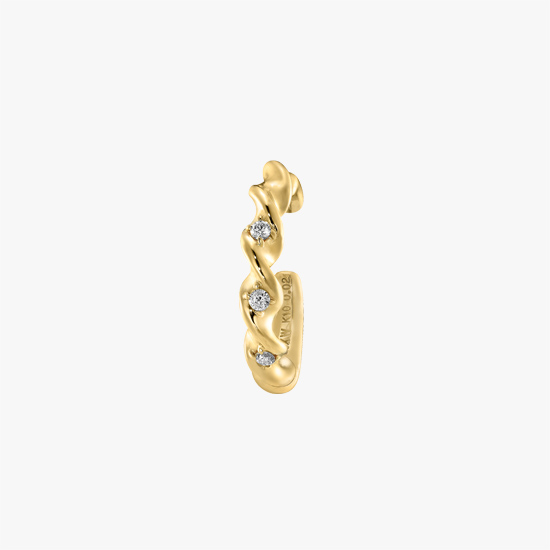 【SJX W】DIAMOND EAR CUFF, , small