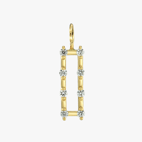 【SJX W】DIAMOND CHARM, , small