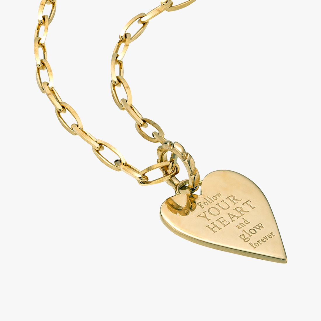 HEART PLATE CHARM, , large