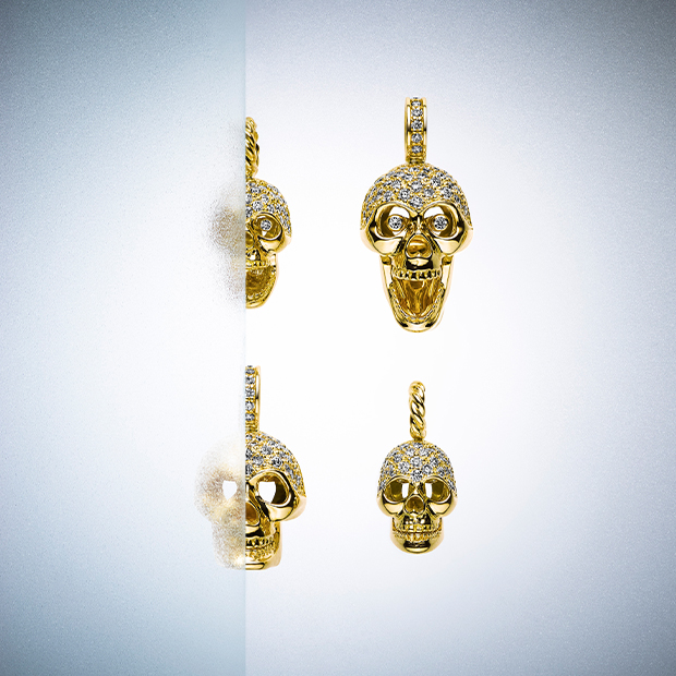 DIAMOND CRAZY SKULL (S), , large