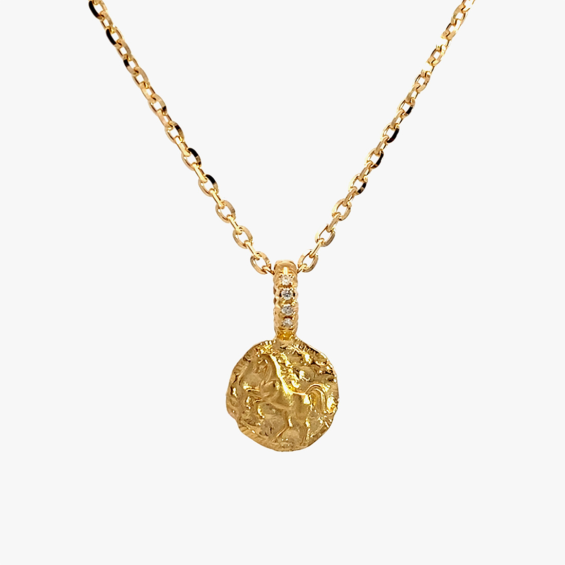 DIAMOND HORSE CHARM, , large