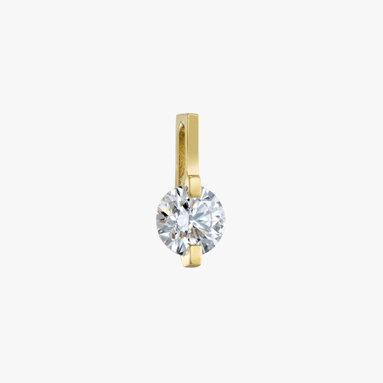 【SJX W】LAB-GROWN DIAMOND (SYNTHETIC DIAMOND) SEMI NUDE CHARM 0.50ct, , small