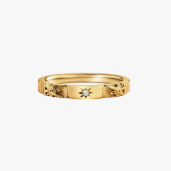 DIAMOND COMPASS RING, , small
