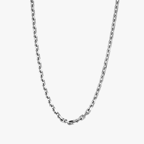 WHITE GOLD CHAIN 50cm, , small