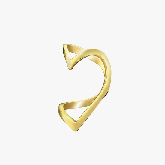 【SJX W】HEART LINE EAR CUFF, , small