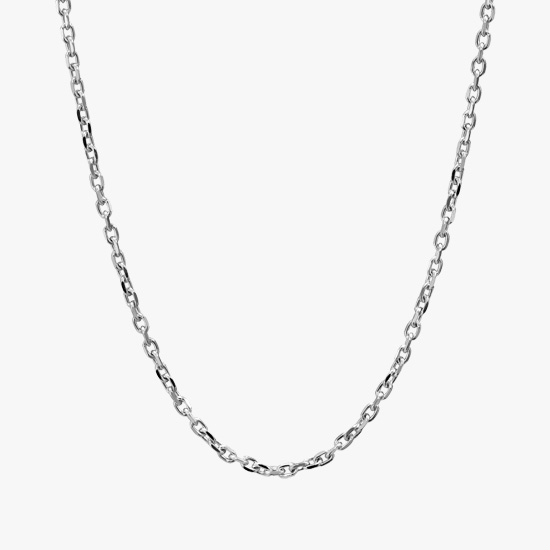 WHITE GOLD CHAIN 50cm, , small